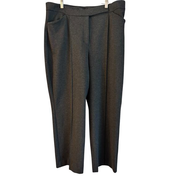 Express Women’s Curvy Mid Rise Bootcut Pants Gray Size 16S NWOT Pockets - Picture 1 of 8